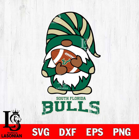 South Florida Bulls Gnomes Football Svg Eps Dxf Png File, Digital Download, Instant Download