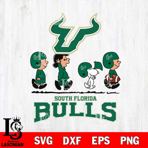 South Florida Bulls Snoopy Sport 12 Svg Eps Dxf Png File, Digital Download