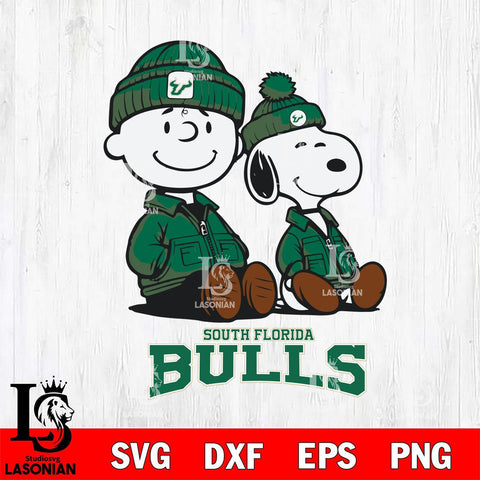 South Florida Bulls Snoopy Sport 6 Svg Eps Dxf Png File, Digital Download