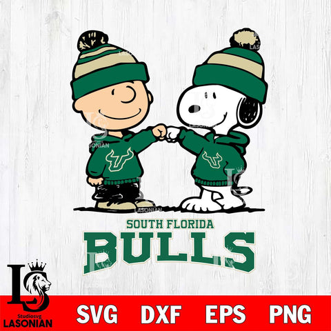 South Florida Bulls Snoopy Sport 9 Svg Eps Dxf Png File, Digital Download