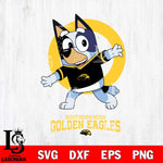 Southern Miss Golden Eagles Bandit Heeler Rugby Svg Eps Dxf Png File, Digital Download ,Instant Download, Cricut File