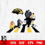 Southern Miss Golden Eagles Bluey 6 Svg Eps Dxf Png File, Digital Download, Instant Download