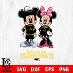 Southern Miss Golden Eagles Mickey Minnie Mouse Pink Svg Eps Dxf Png File, NCAA svg , File Cut , Digital Download , Instant Download, Cut Svg Files