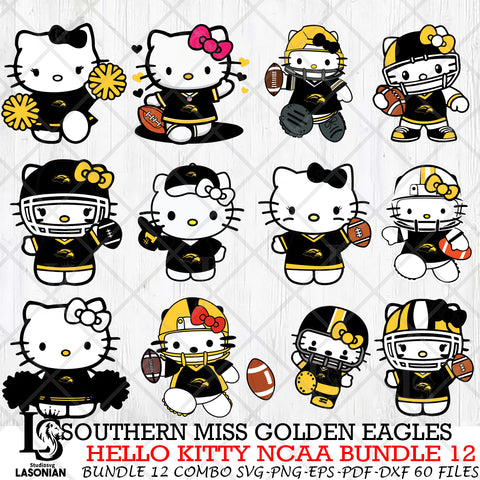 Southern Miss Golden Eagles NCAA Bundle 12 Svg Eps Dxf Png File, NCAA svg, Digital Download, Instant Download