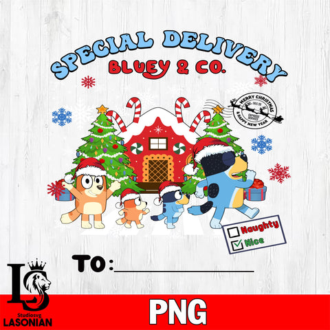 Special Delivery Bluey & Co Christmas Files,Christmas file,Digital Download ,Instant Download