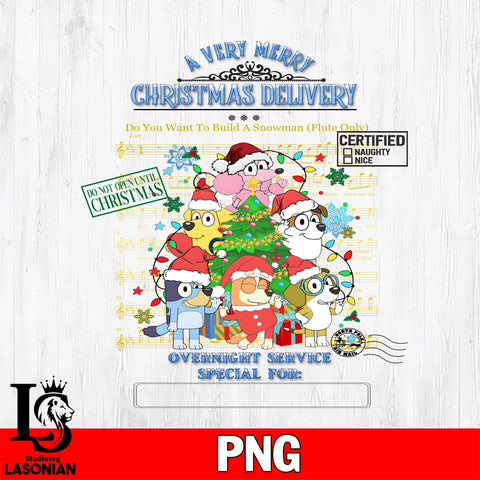 Special Delivery Bluey & Co Merry Christmas Files,Christmas file,Digital Download ,Instant Download