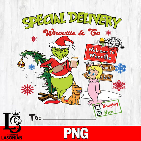 Special Delivery Grinch Files,Christmas file,Digital Download ,Instant Download