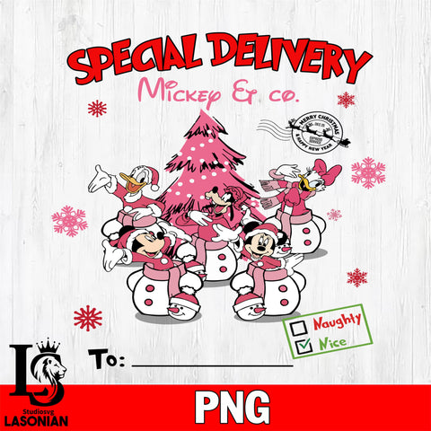 Special Delivery Mickey & Co 13 Files,Christmas file,Digital Download ,Instant Download