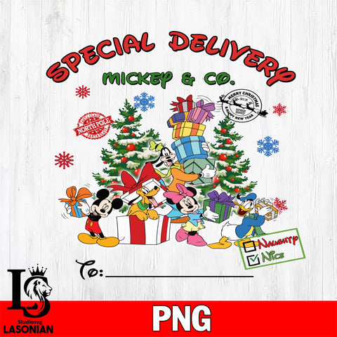 Special Delivery Mickey & Co 2 (1) Files,Christmas file,Digital Download ,Instant Download