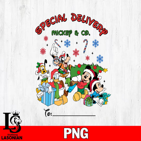 Special Delivery Mickey & Co 31 Files,Christmas file,Digital Download ,Instant Download