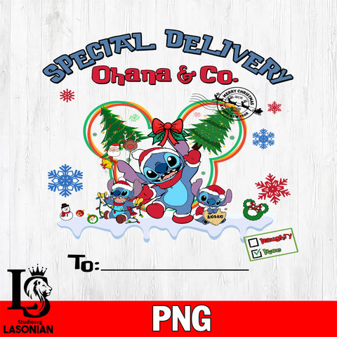 Special Delivery Ohana & Co Files,Christmas file,Digital Download ,Instant Download