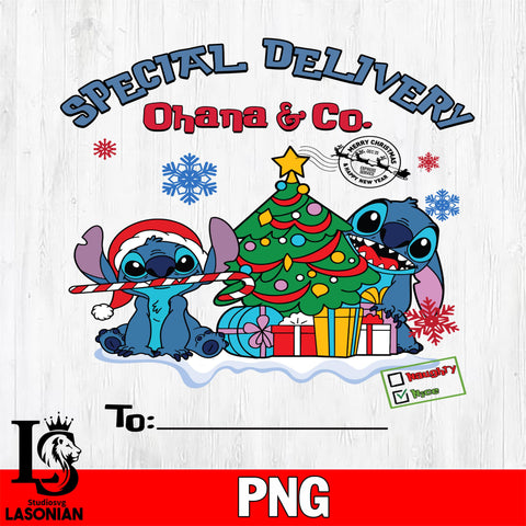 Special Delivery Ohana & Co 5 Files,Christmas file,Digital Download ,Instant Download