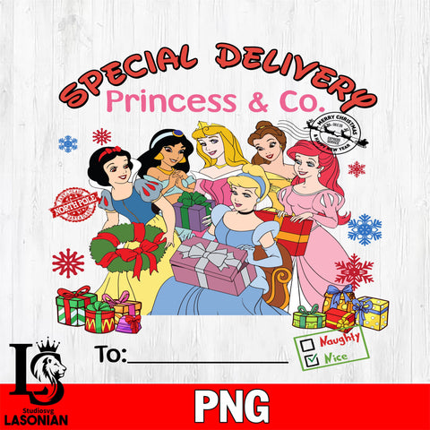 Special Delivery Princess & Co To Nice Files,Christmas file,Digital Download ,Instant Download