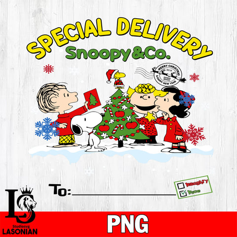 Special Delivery Snoopy & Co Files,Christmas file,Digital Download ,Instant Download