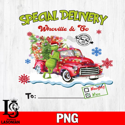 Special Delivery Whoville & to Nice Files,Christmas file,Digital Download ,Instant Download