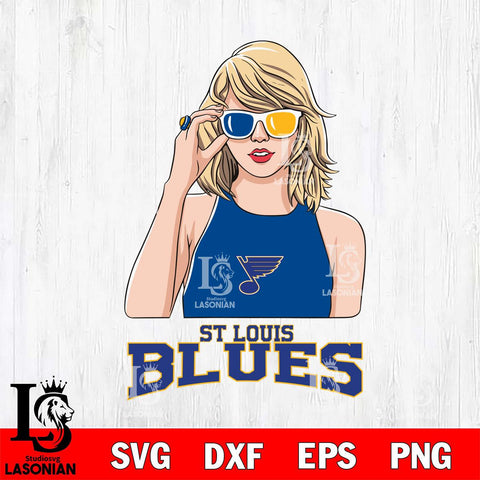 St Louis Blues And Taylor Swift Fan Svg Eps Dxf Png File, Digital Download, Instant Download