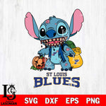 St Louis Blues Stitch Zombie Svg Eps Dxf Png File, NHL svg, Digital Download, Instant Download