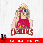 St Louis Cardinals And Taylor Swift Fan Svg Eps Dxf Png File, Digital Download, Instant Download