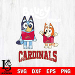 St Louis Cardinals Bluey & Bingo 4 Svg Eps Dxf Png File, MLB svg, Digital Download, Instant Download