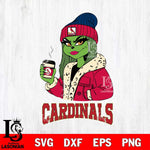 St Louis Cardinals Girls Grinch Bougie Svg Eps Dxf Png File, Digital Download, Instant Download