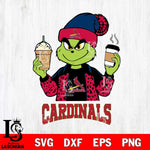 St Louis Cardinals Grinch 2 coffee Svg Eps Dxf Png File, Digital Download, Instant Download