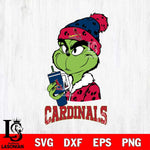 St Louis Cardinals Grinch Bougie Leopard Svg Eps Dxf Png File, Digital Download, Instant Download