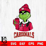 St Louis Cardinals Grinch Football Christmas Cut Files Cricut, Svg Dxf Eps Png file , Silhouette