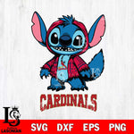 St Louis Cardinals Stitch Halloween Svg Eps Dxf Png File, MLB svg, Digital Download, Instant Download