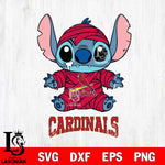 St Louis Cardinals Stitch Mummy Svg Eps Dxf Png File, MLB svg, Digital Download, Instant Download