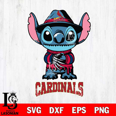 St Louis Cardinals Stitich Freddy Krueger Svg Eps Dxf Png File, MLB svg, Digital Download, Instant Download