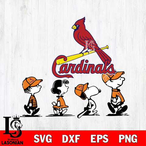 St Louis Cardinals snoopy Svg Eps Dxf Png File, Digital Download, Instant Download