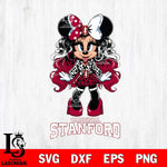 Stanford Cardinal Beauty Minnie Mouse Svg Eps Dxf Png File, Digital Download, Instant Download