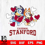 Stanford Cardinal Bluey & Bingo 10 Svg Eps Dxf Png File, NCAA svg, Digital Download, Instant Download