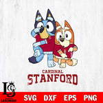 Stanford Cardinal Bluey & Bingo Svg Eps Dxf Png File, NCAA svg, Digital Download, Instant Download