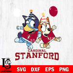 Stanford Cardinal Bluey & Bingo 2 Svg Eps Dxf Png File, NCAA svg, Digital Download, Instant Download