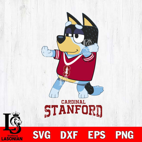 Stanford Cardinal Bluey Dad Dance Svg Eps Dxf Png File, Digital Download, Instant Download