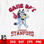 Stanford Cardinal Bluey Game Day Svg Eps Dxf Png File, Digital Download, Instant Download