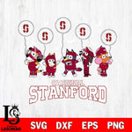 Stanford Cardinal Bluey Halloween Spooky Svg Eps Dxf Png File, Digital Download, Instant Download