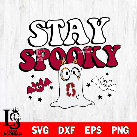 Stanford Cardinal Bluey Halloween Stay Spooky Svg Eps Dxf Png File, Digital Download, Instant Download