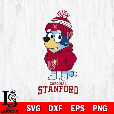 Stanford Cardinal Bluey Hoodie rugby Svg Eps Dxf Png File, Digital Download ,Instant Download, Cricut File