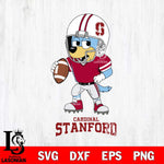 Stanford Cardinal Bluey rugby Svg Eps Dxf Png File, Digital Download ,Instant Download, Cricut File