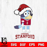 Stanford Cardinal Christmas Bluey Hat Cut Files,Bluey Cricut,Christmas Svg , Bluey svg , Digital Download, dxf eps png pdf file