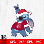 Stanford Cardinal Disney Lilo & Stitch Christmas Svg Eps Dxf Png File, Digital Download, Instant Download