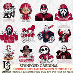 Stanford Cardinal Halloween Bundle 12 SVG Svg Eps Dxf Png File, NCAA bundle svg, Digital Download, Instant Download