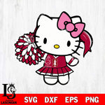 Stanford Cardinal Hello Kitty Cheerleader 12 Svg Eps Dxf Png File, Digital Download, Instant Download