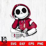 Stanford Cardinal Jack Skellington halloween Svg Eps Dxf Png File, NCAA svg, Digital Download, Instant Download