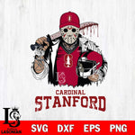 Stanford Cardinal Jason Voorhees 2 Svg Eps Dxf Png File, Digital Download