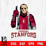 Stanford Cardinal Jason Voorhees 6 Svg Eps Dxf Png File, Digital Download