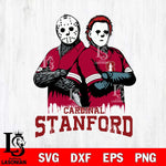 Stanford Cardinal Jason Voorhees 8 Svg Eps Dxf Png File, Digital Download