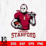 Stanford Cardinal Jason Voorhees 9 Svg Eps Dxf Png File, Digital Download